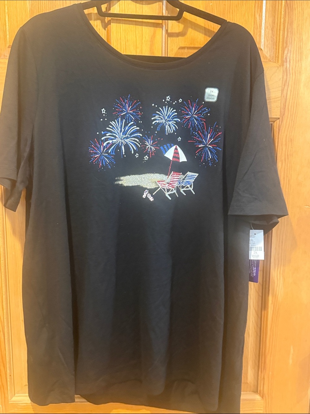 NWT Catherine women’s short sleeve shirt size 2X . (22-24W)